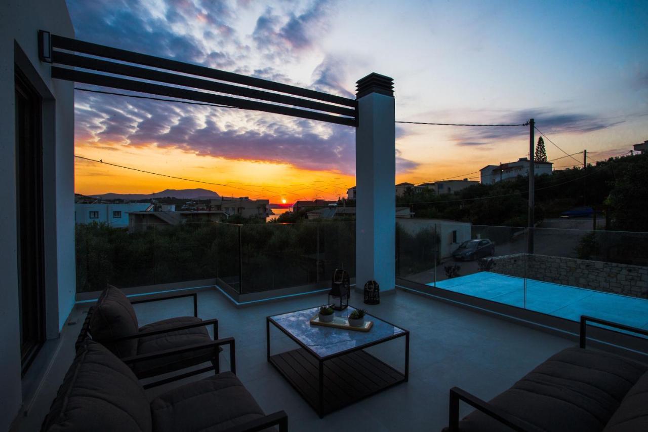 Avrilia Seaside Villa Heated Pool Almyrida  Exterior photo
