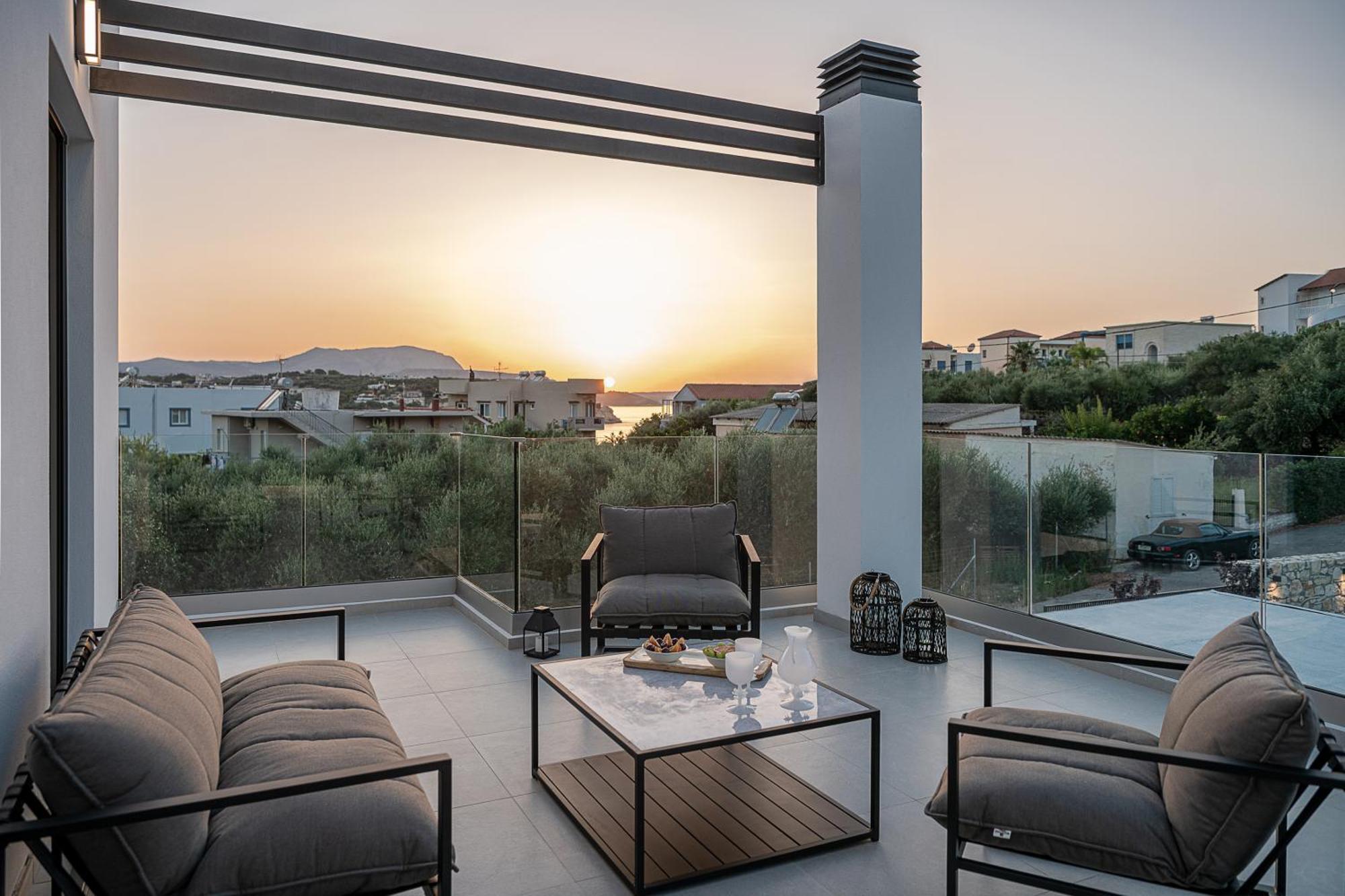 Avrilia Seaside Villa Heated Pool Almyrida  Exterior photo