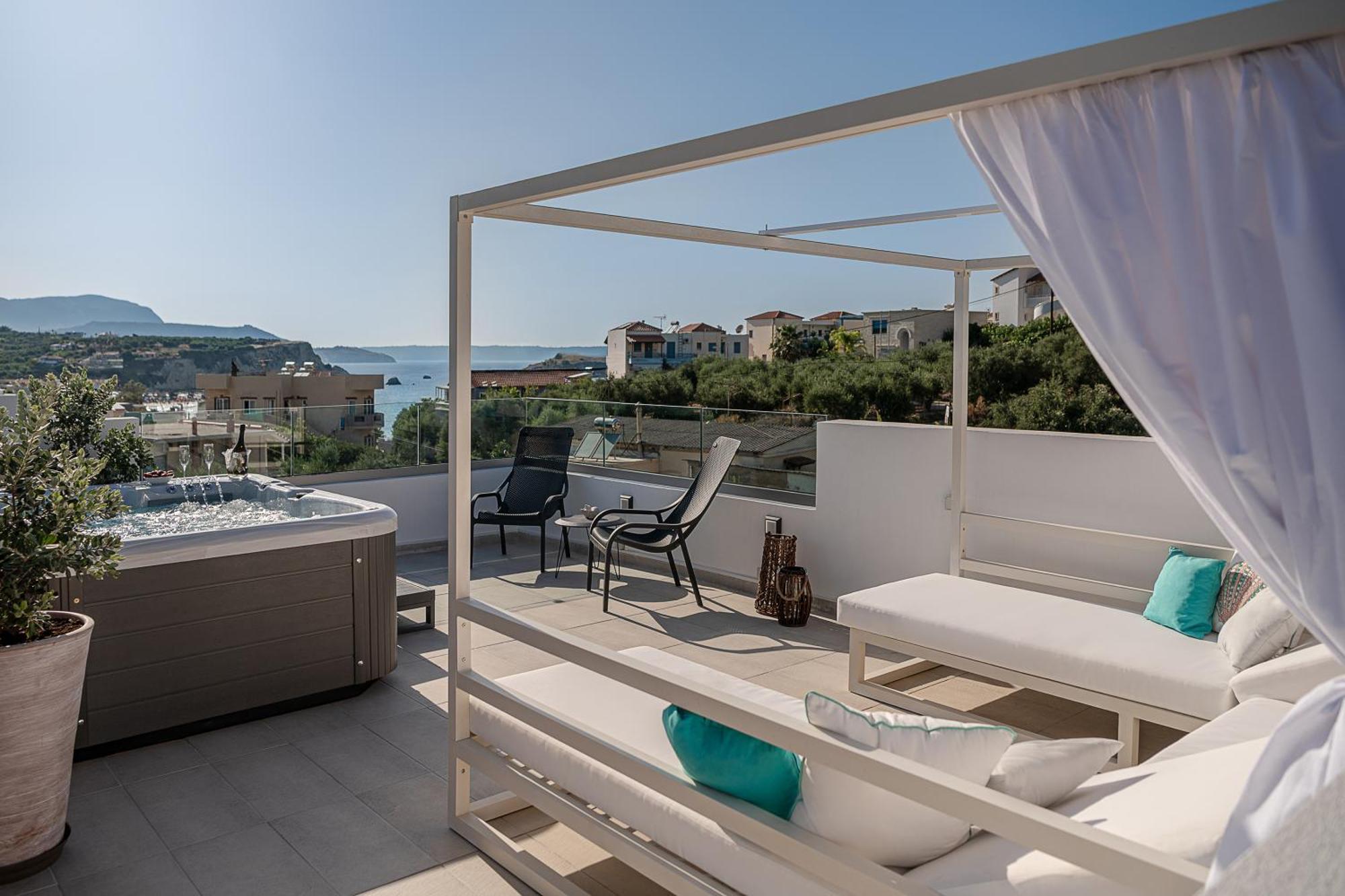 Avrilia Seaside Villa Heated Pool Almyrida  Exterior photo